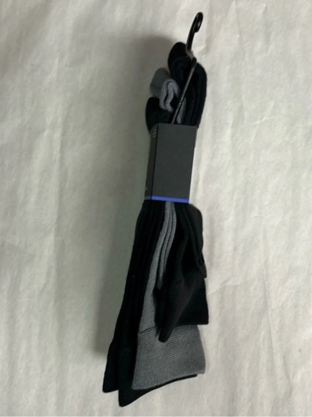 New Vince Camuto Socks 3 Pair Men’s Black & Gray Dress Socks Business Casual